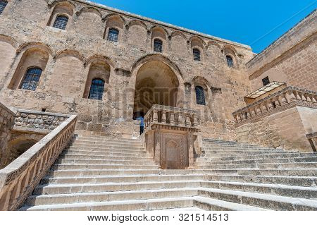 Outside Of Mardin Assyrian Church Of The Virgin Mary Church