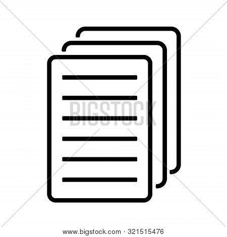 Document Icon Vector. Flat Note Icon – Vector