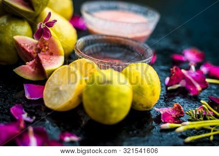The Easiest Method To Cure Acne And Scars With Guava Face Mask Consisting Of Guava Pulp, Honey, And