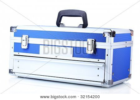 box na nářadí izolované na bílém