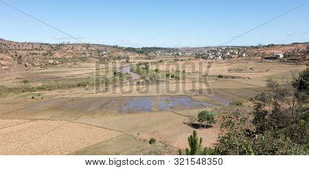 Malagasy Landscape Between Andasibe And Antsirabe, Madagascar