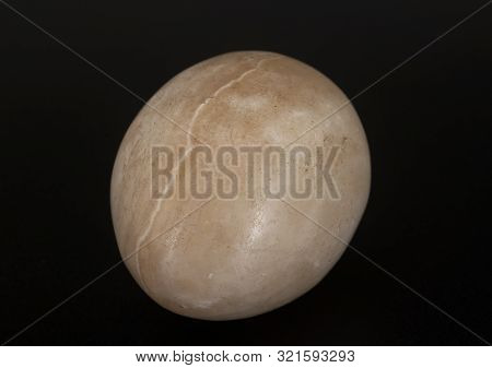 Yoni Egg In Front Of Black,  Background