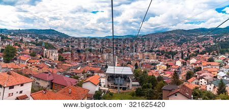 Cable Car Lift From City Center To Trebevic