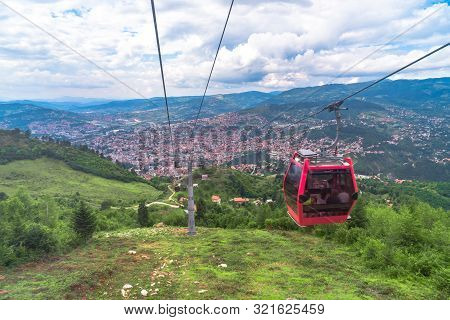 Cable Car Lift From City Center To Trebevic