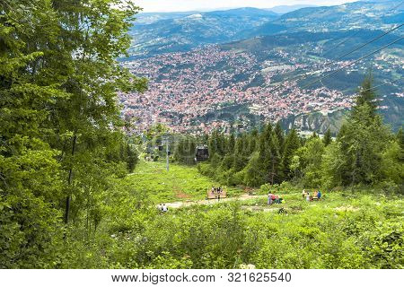 View Of Landscape From Trebevic