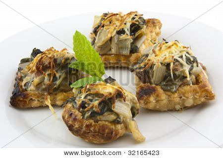 Gemüse Kuchen gebacken