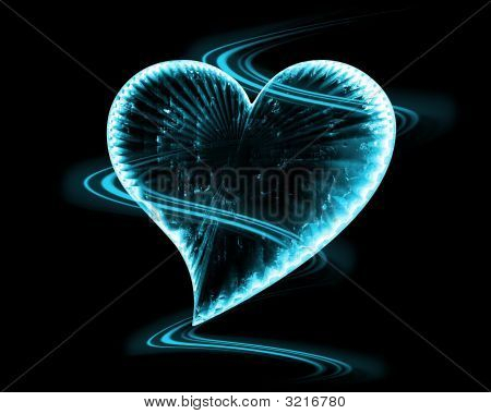 Corazón congelado en la oscuridad