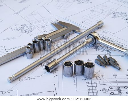 Strumenti di ingegneria su disegno tecnico