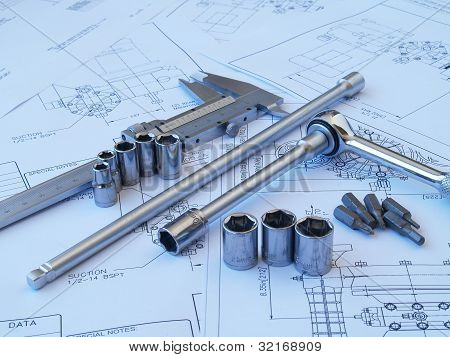 Strumenti di ingegneria su disegno tecnico