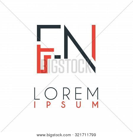 The Logo Between The Letter F And Letter N Or Fn With A Certain Distance And Connected By Orange And
