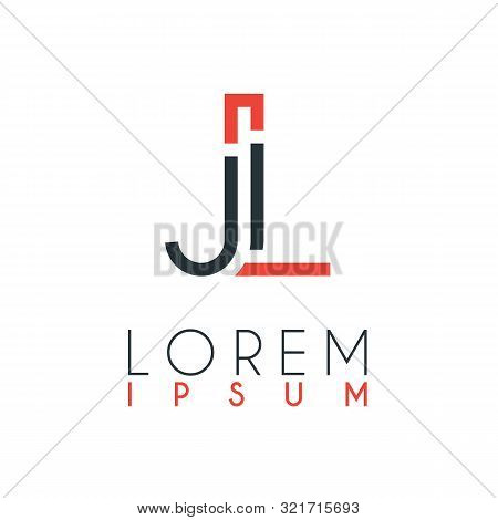 The Logo Between The Letter J And Letter L Or Jl With A Certain Distance And Connected By Orange And