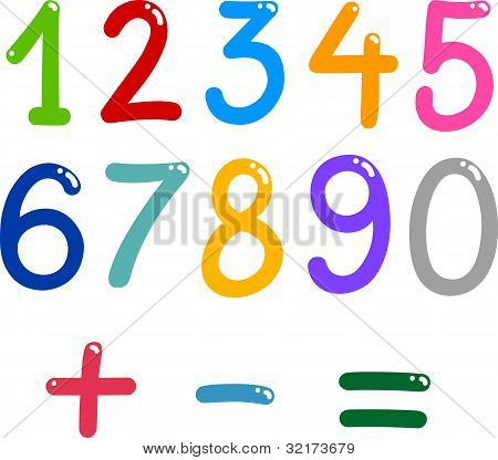 Числа от нуля до девяти