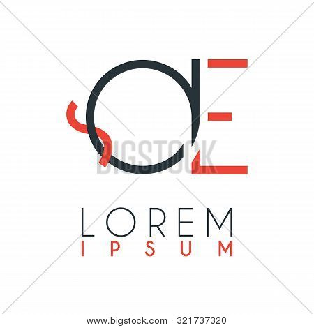 The Logo Between The Letter Q And Letter E Or Qe With A Certain Distance And Connected By Orange And