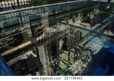 Beautiful Architecture Of The Ancient City Of Bucharest, Capital Of Romania