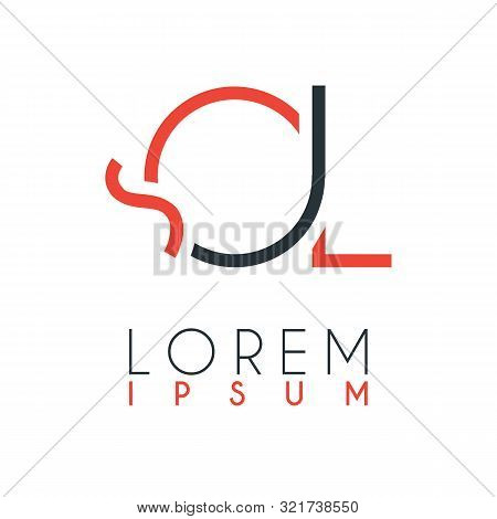 The Logo Between The Letter Q And Letter L Or Ql With A Certain Distance And Connected By Orange And