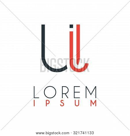 The Logo Between The Letter U And Letter J Or Uj With A Certain Distance And Connected By Orange And