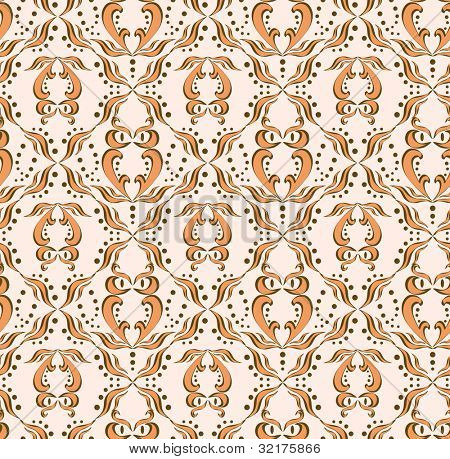 Seamless mönster med abstrakt Uggla