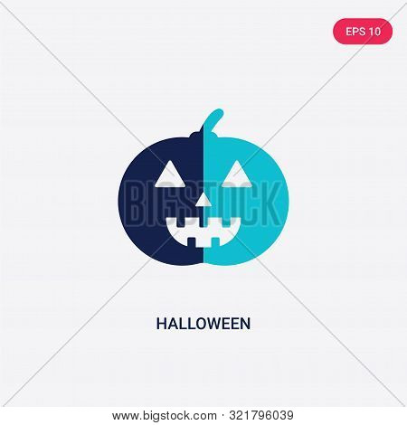 two colored halloween vector icon from birthday party and wedding.