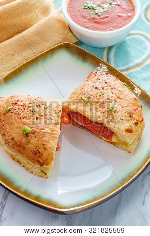 Italian Pepperoni Cheese Calzone