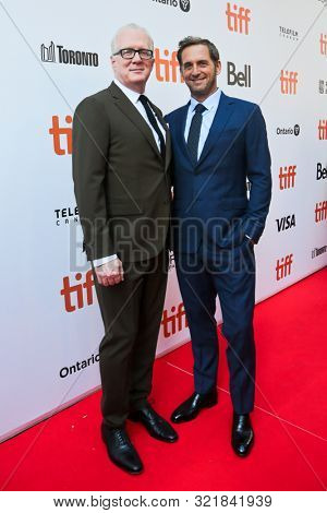 TORONTO - SEPT 9: Josh Lucas (R) and Tracy Letts attend the 