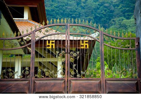 Gate To Ulan Danu Buyan Temple - Bali - Indonesia