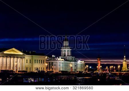 Building Of Kunstkamera (or Kunstkammer). Peter The Great Museum Of Anthropology And Ethnography In 