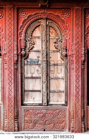 Bikaner, India - Circa March 2018. Traditional Architecture Of Bikaner.
