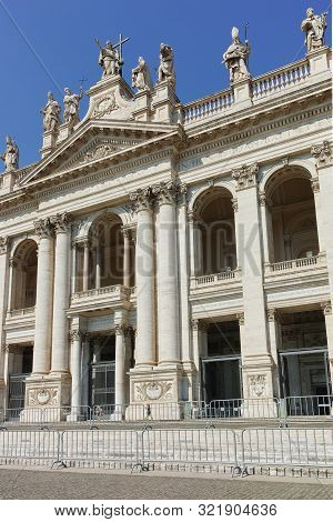 Rome, Italy - June 25, 2017: Basilica Of San Giovanni In Laterano (basilica Di San Giovanni In Later