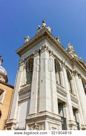 Rome, Italy - June 25, 2017: Basilica Of San Giovanni In Laterano (basilica Di San Giovanni In Later