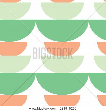Modern Abstract Pottery Bowls Vector Seamless Pattern