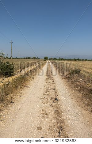 The August Road As It Passes Through The Senia
