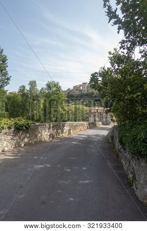 The August Road As It Passes Through The Senia