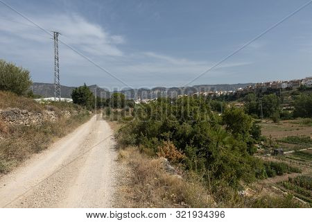 The August Road As It Passes Through The Senia