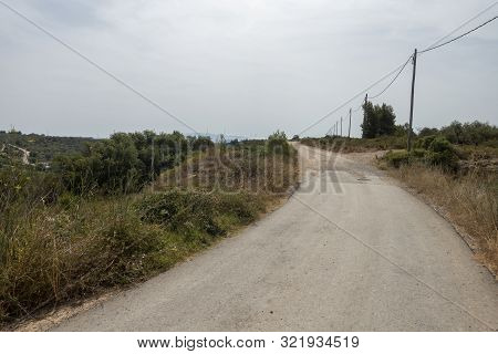 The August Road As It Passes Through The Senia