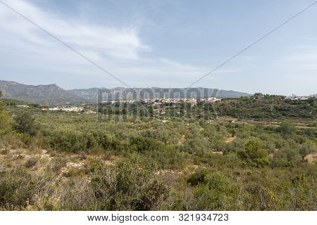 The August Road As It Passes Through The Senia