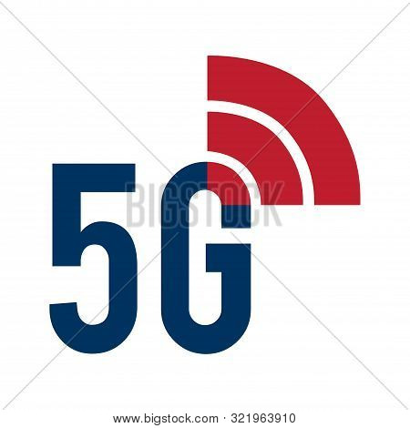 Vector Logo For 5G Internet And Cellular