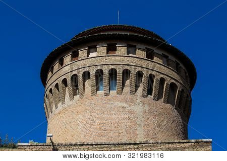 Tower At Porta Pertusa One Of The Gates Of The Leonine Wall In Rome