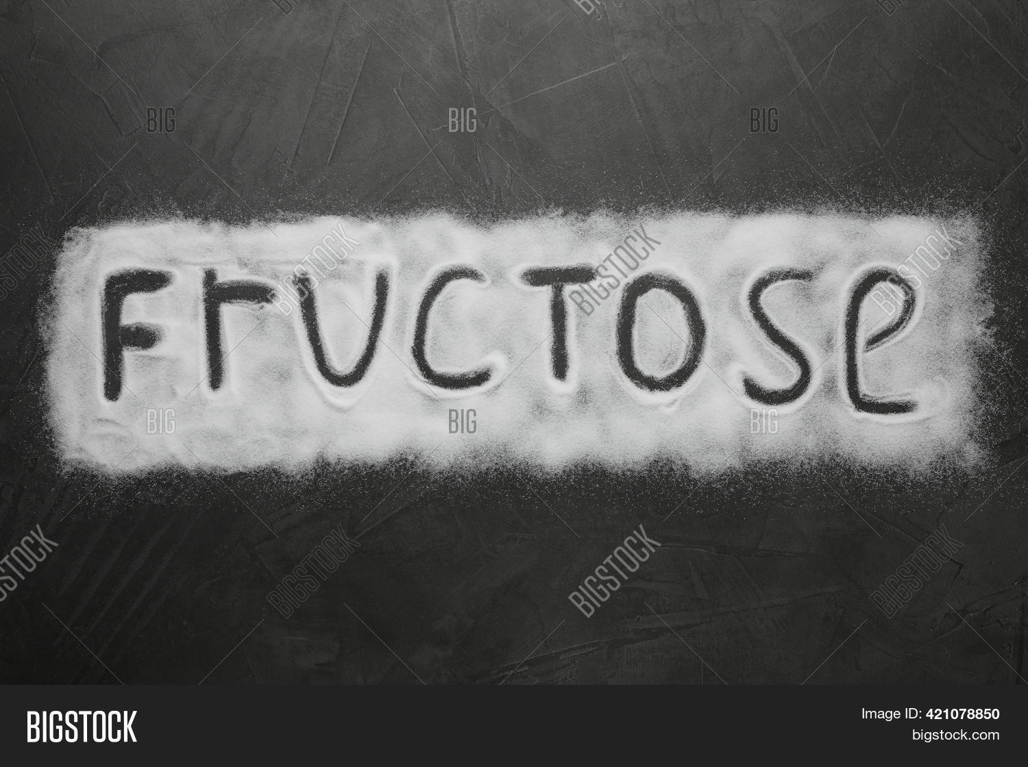 Fructose Lettering Word Fructose Made Image & Photo (Free Trial) | Bigstock