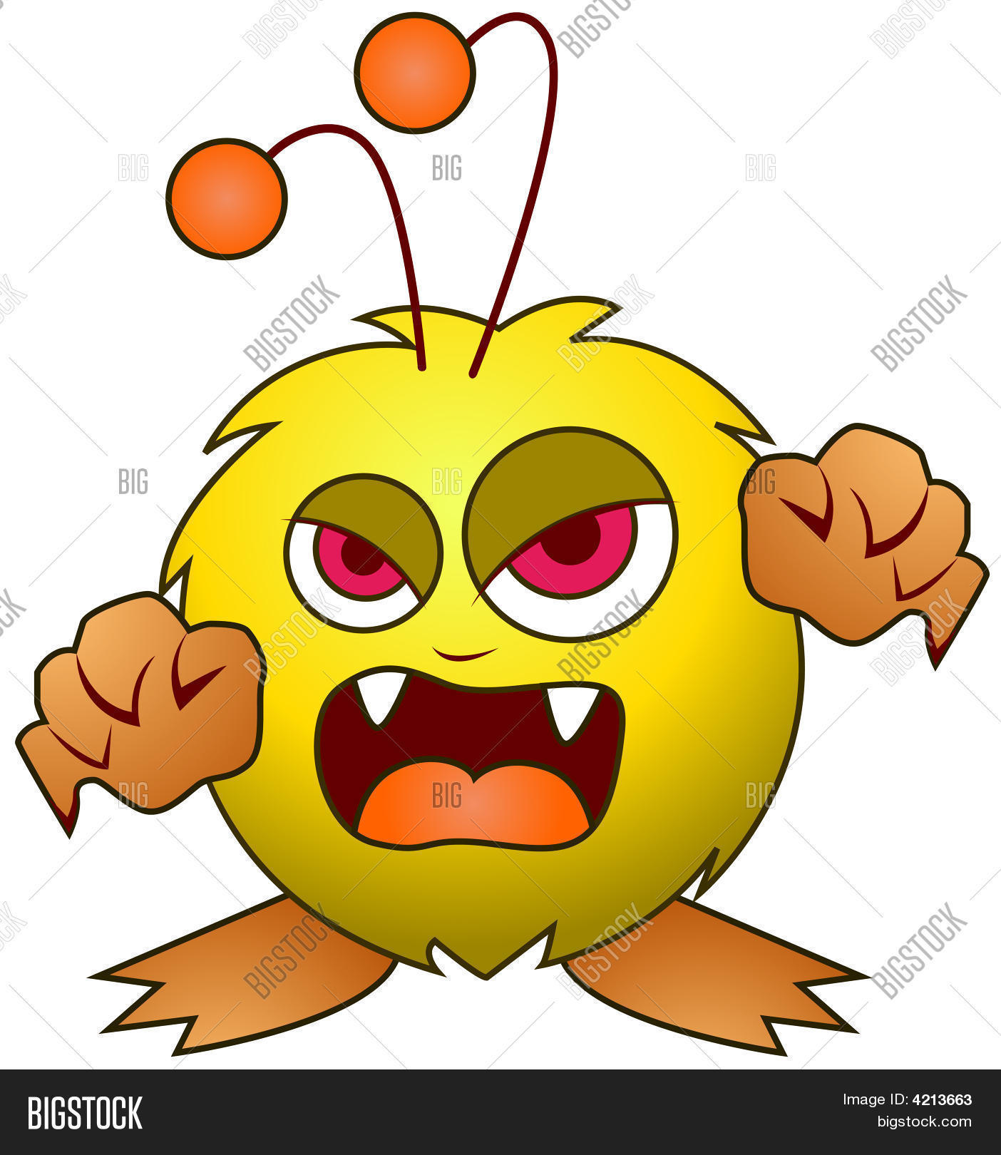 Cute Monster Image Photo Free Trial Bigstock
