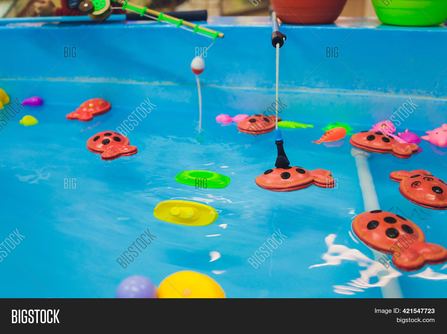 Fishing Paddling Pool Image & Photo (Free Trial) Bigstock