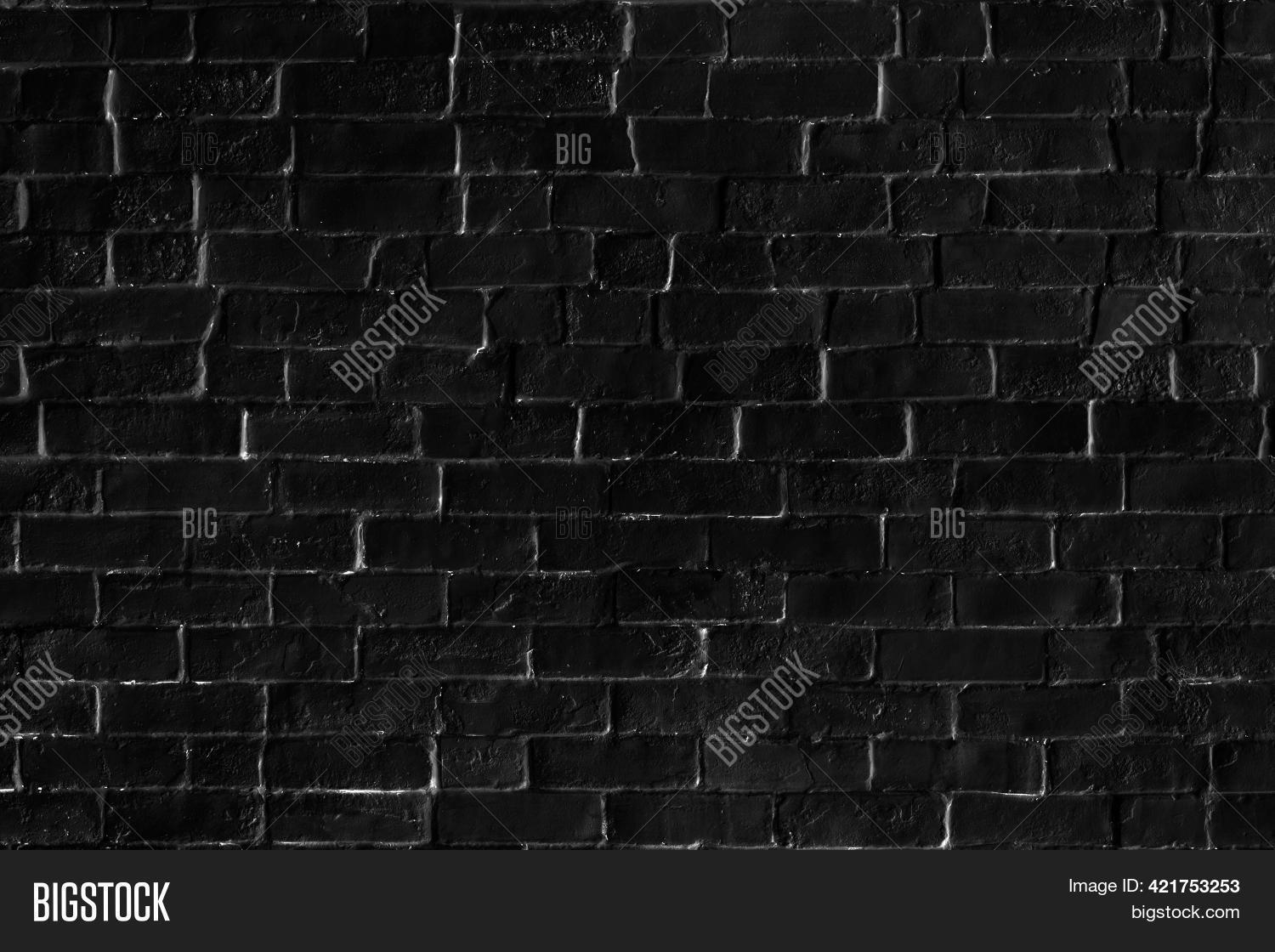 Black Brick Patterned Image & Photo (Free Trial) | Bigstock