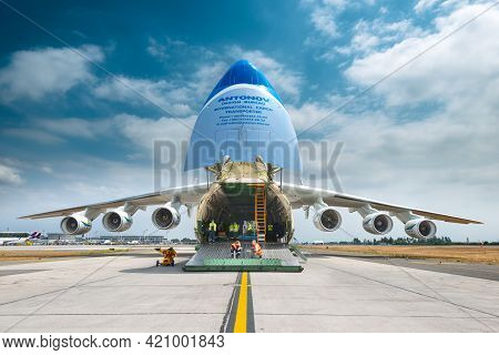 Santiago De Chile, Metropolitan Region, Chile, South America - November 23, 2016: The Antonov 225 Al