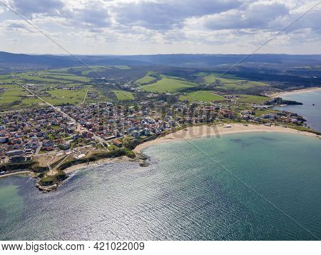 Aerial View Of Village Of Lozenets, Burgas Region, Bulgaria