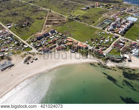 Aerial View Of Arapya Beach Near Town Of Tsarevo, Burgas Region, Bulgaria