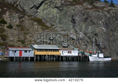 Quidi Vidi båd og skure