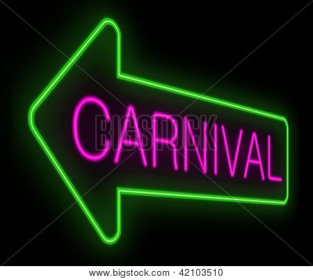 Concetto di Carnevale.