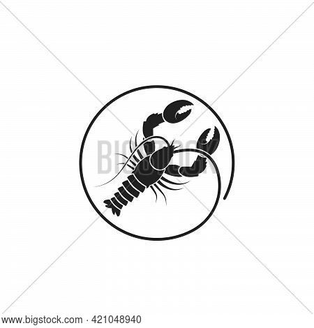 Lobster Icon Vector Illustration Design