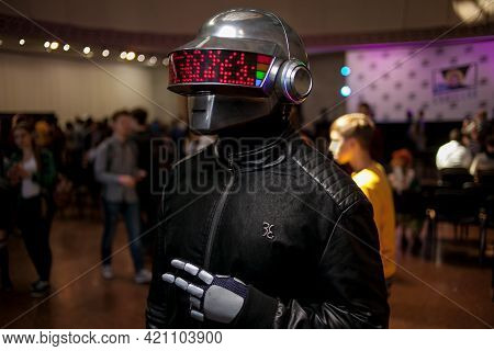 Kiev, Ukraine - May 20, 2018: Comic Con, An Annual Festival Of Geek Culture In Kiev, Ukraine. Cospla