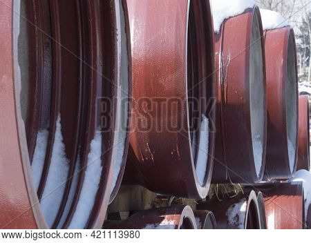 Water Pipe Or Tube In Hydraulic Engineering