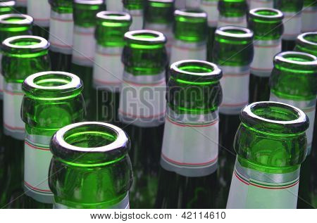 Botellas verdes